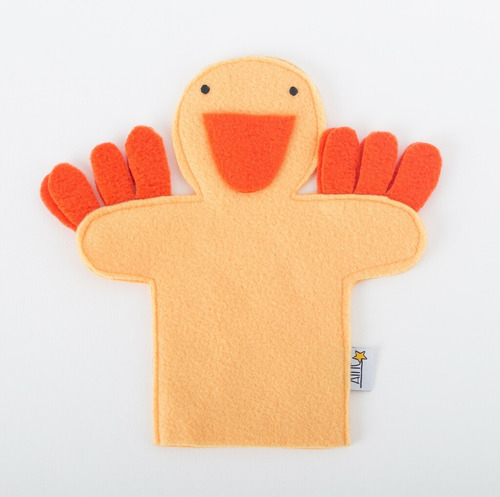 Títere De Guante Plano - Pato