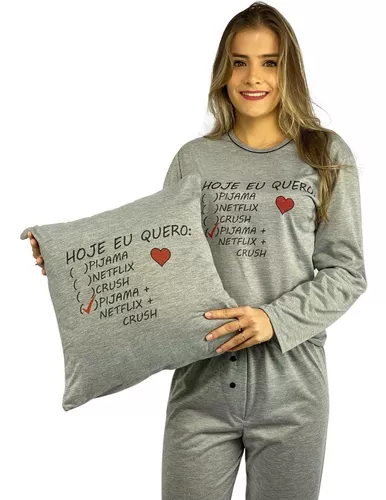 Pijama Adulto Netflix  Elo7 Produtos Especiais