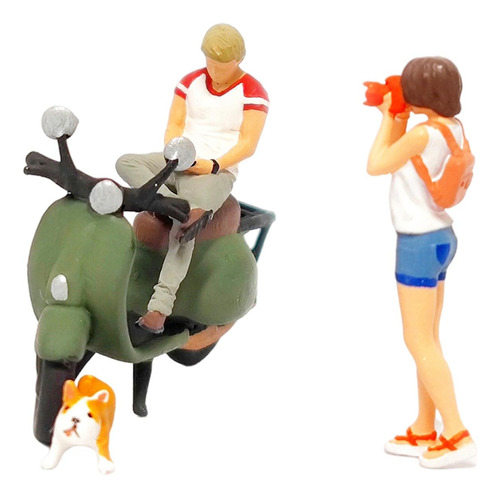 1/64 Figuritas De Personas En Miniatura Escena De La Calle