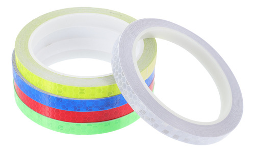 Pegatinas Reflectantes Para Bicicletas, 5 Rollos