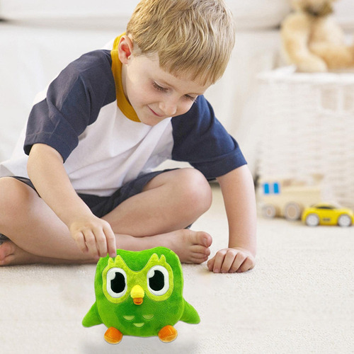20cm Juguete De Peluche De Búho Verde,lindo Dúo The Owl