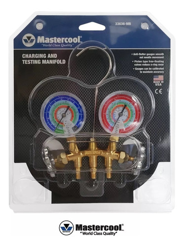 Juego De Manometros Con Mangeras Mastercool R22, R404, R134