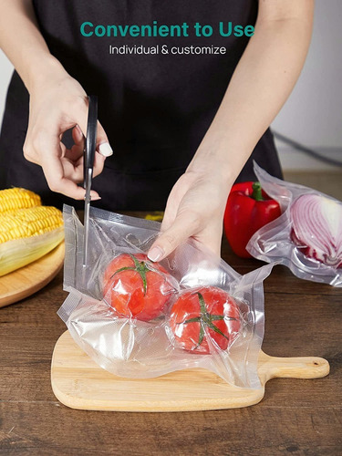 Para Bolsas Para Sellar Alimentos Al Vacío, 3 Rollos