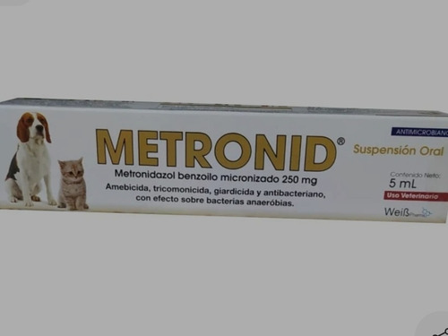 Metronid Antiparasitario Interno P - Unidad a $8700