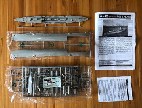 Kit Sms Emden Revell Cruzador Kit Navio # Bismarck