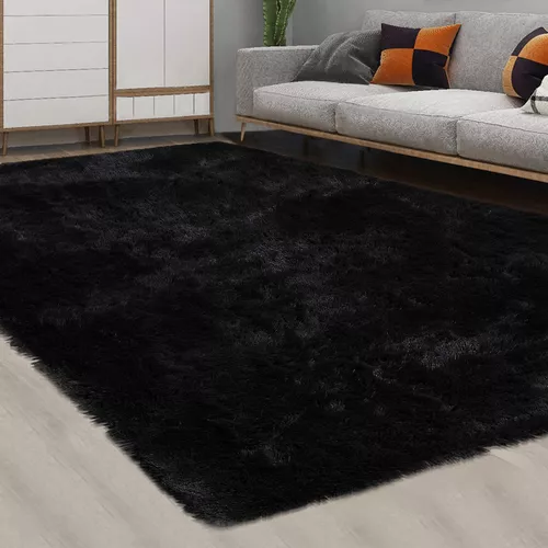  Alfombra de pelo largo para área, cálida, suave, de pelo  sintético, de lujo, alfombra de pelo alto, hecha a mano, de punto, para  decoración de habitación del bebé, para dormitorio, suelo