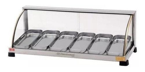 Estufas 6 Bandejas De Salgados Vitrine Estufas P/ Lanchonete 127v