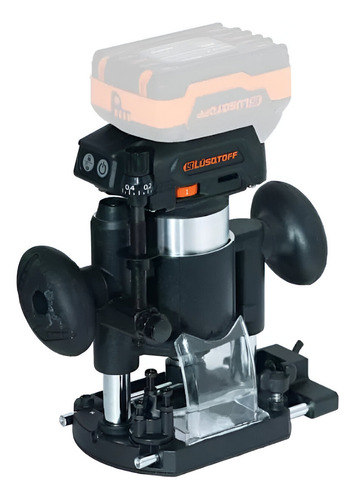 Fresadora Router Inalambrica Brushless 8mm Lusqtoff Black