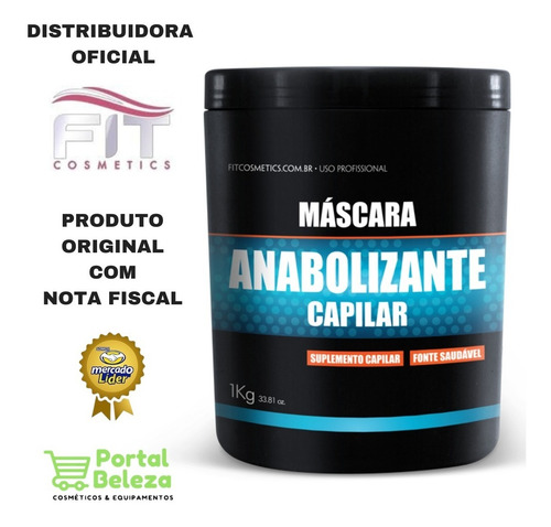Anabolizante Máscara Capilar 1kg -fit Cosmetics