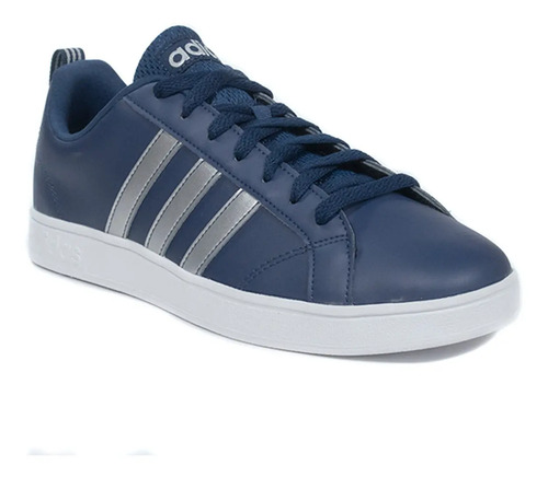 Tenis adidas Vs Advantage Azul Letras Blanco Hoombre | Meses sin intereses