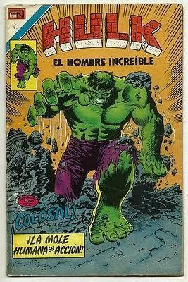 Comic Hulk El Hombre Increible #1 Editorial Novaro + Regalo
