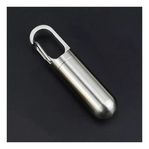 - Pastillero De Acero Inoxidable Con Forma De Minillavero,