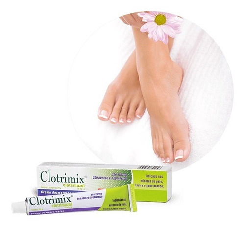 Kit Clotrimix C/1 Esmalte 7ml E 1 Creme 20gr