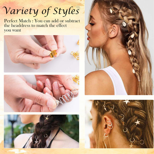 120 Piezas De Accesorios Para Cabello Dreadlocks