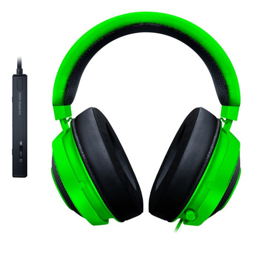 Imagem 3 de 8 de Headset Gamer Razer Kraken Tournament Usb Verde