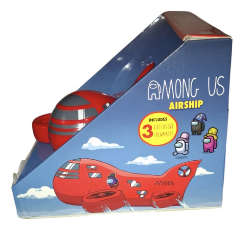 Among Us - Aeronave + 3 Figuras - Airship Official Collector