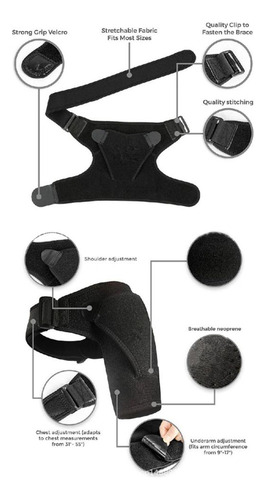 X Soporte De Hombro Ajustable For Derecha E Izquierda