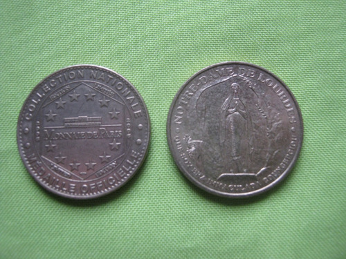 Medallas Francesas Monnaie De Paris Lourdes - Paris 