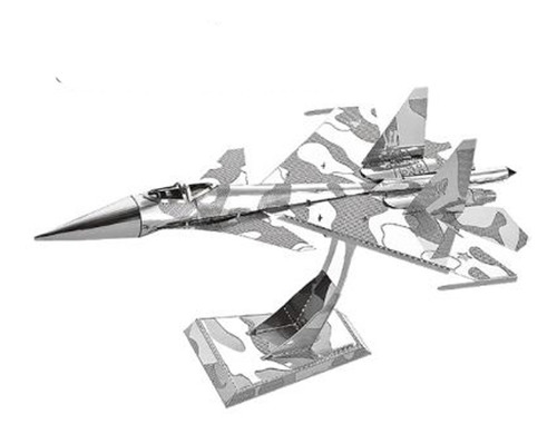Avión A Escala Para Armar Su-34 De Metal 3d Rompecabezas