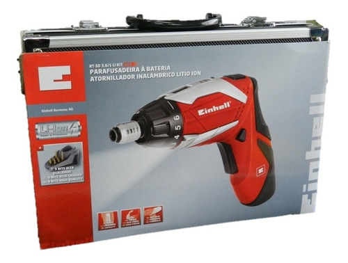 Imagen 3 de 4 de Atornillador Inalambrico Einhell Rt-sd 3,6 Li Kit