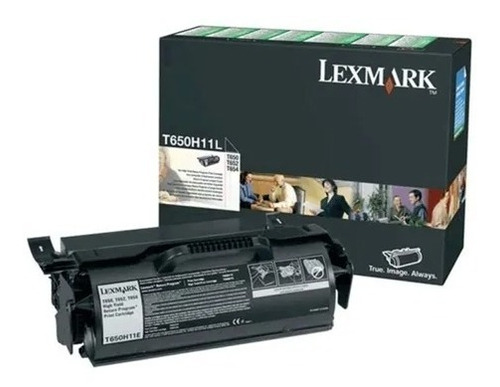 Tóner Lexmark Original T650h11l Negro T650 T652 T654 T656 7k