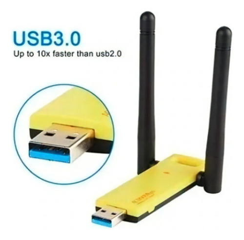 Kit 3x Adaptador Usb Wireless Dual Band Ac1200 5ghz 1200mbps