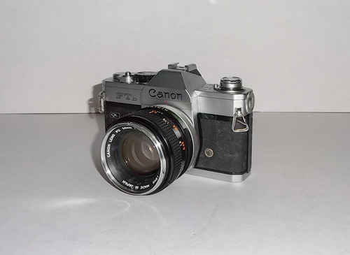 Camara Canon Ftb Con 3 Lentes Y Accesorios Funcionando Negro (Usado)