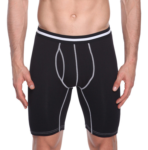 Ropa Interior A Rayas Para Hombre Con Abertura Lateral Y Cal