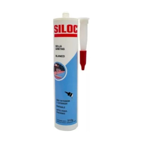 Sellador Siloc Sella Grietas Pileta Zinguería Reja Cart.310g