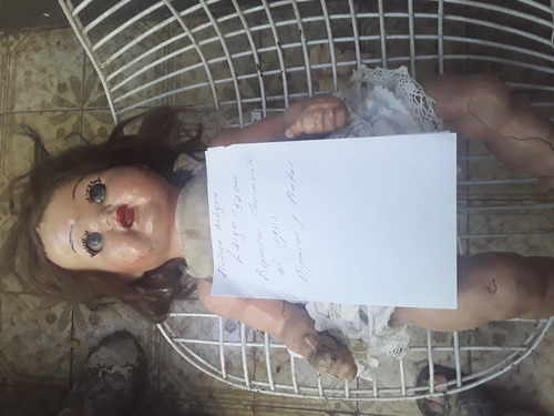 Muñeca Antigua De Pasta (Usado)