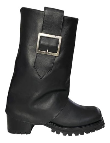 Bota Mujer Saravia Cuero Vacuno Negro Winndia 