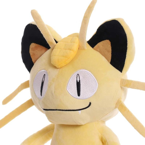 Imagem 2 de 8 de Boneco De Pelúcia 25cm Pokémon Meowth Desenho Anime Japonês