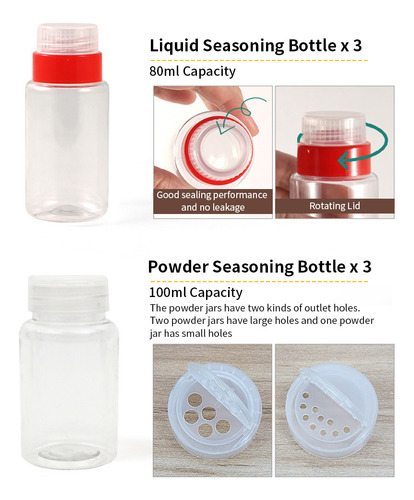 Dispenser Holder Bag Spice Portable Storage Containers