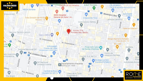 Vendo Departamento En Azores, Colonia Portales Norte Vd