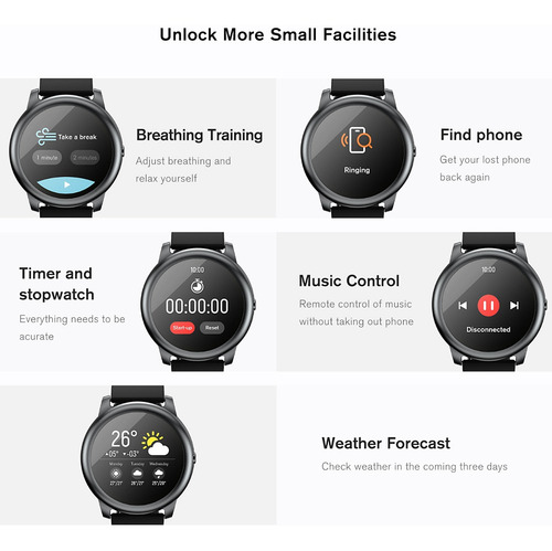 Relógio Smartwatch Haylou Solar Ls05 Versão Global