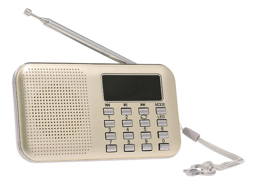 Y-896 Mini Radio Fm Digital Portátil 3w Bocina Estéreo Mp3