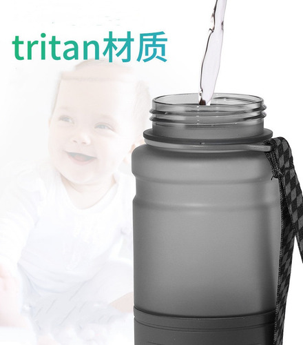 Botella De Agua Deportiva De 1 Litro Con Filtro