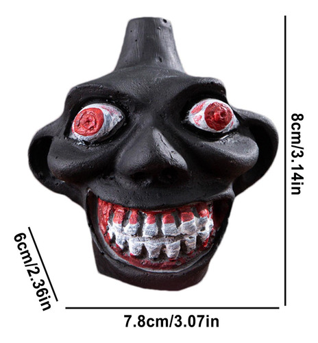 Silbato Azteca Silbato Azteca De La Muerte Diseño De Demonio