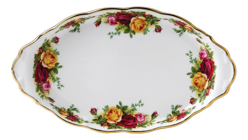 Royal Albert Old Country Roses - Bandeja Regal, 10 Pulgadas,