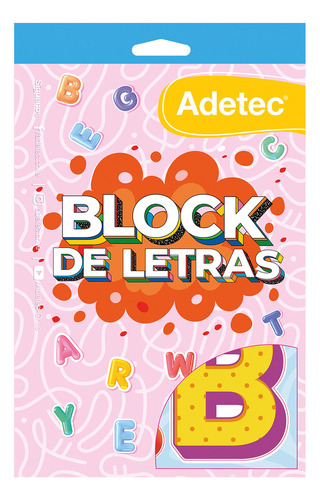Block De Stickers Letras