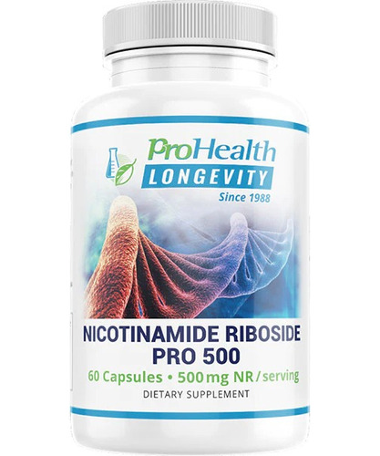 Suplemento Niagen Nicotinamida Riboside Pro 500 Prohealth 