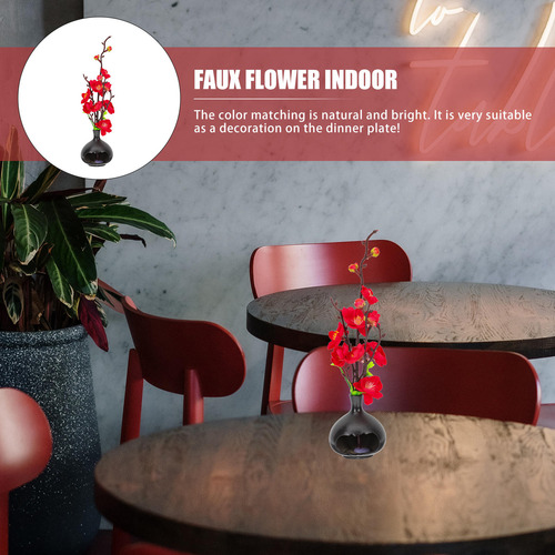 Adorno De Flores Artificiales Para Decorar Platos De Sushi Y