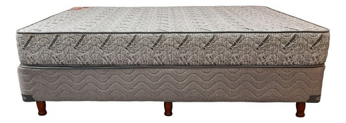 Sommier Y Colchon Soñador Caribe 140x190 2 Plazas Color Blanco