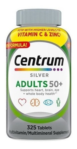 Centrum Silver 50+ Mixto 325 Tabletas  