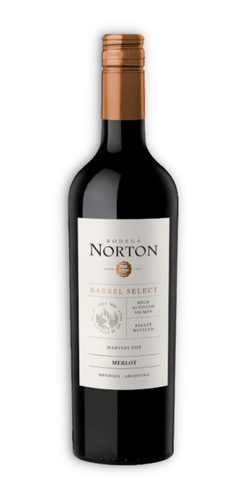 Norton Barrel Select Vino Merlot 750ml Luján De Cuyo Mendoza