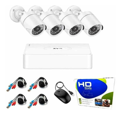 Kit Camaras De Seguridad 1080p Fhd Ext O Int + Disco Alm