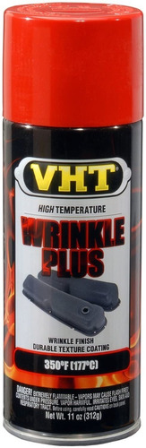 Pintura En Spray Vht Wrinnkle Plus Alta Temperatura Rojo