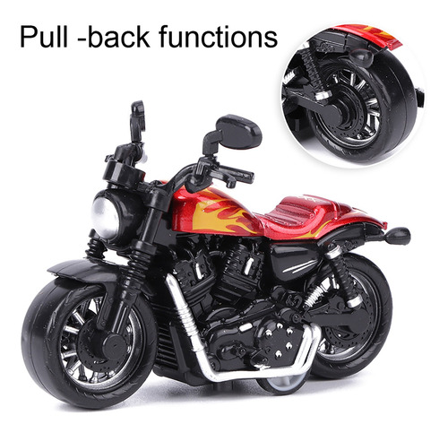Liga Moto Toy Modelo Altamente Simulação Crianças Kid Pul