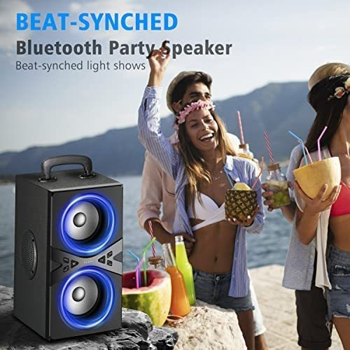 Parlante Yier Bluetooth Inalámbrico 00 Db Con Subwoofer