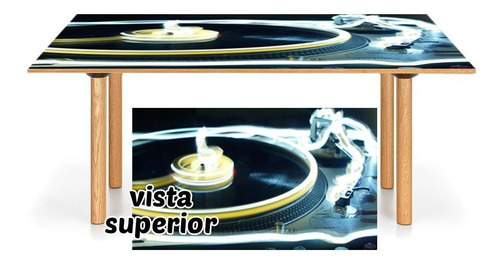 Vinilo Para Mesa Tocadiscos Musica Retro Vintage M4